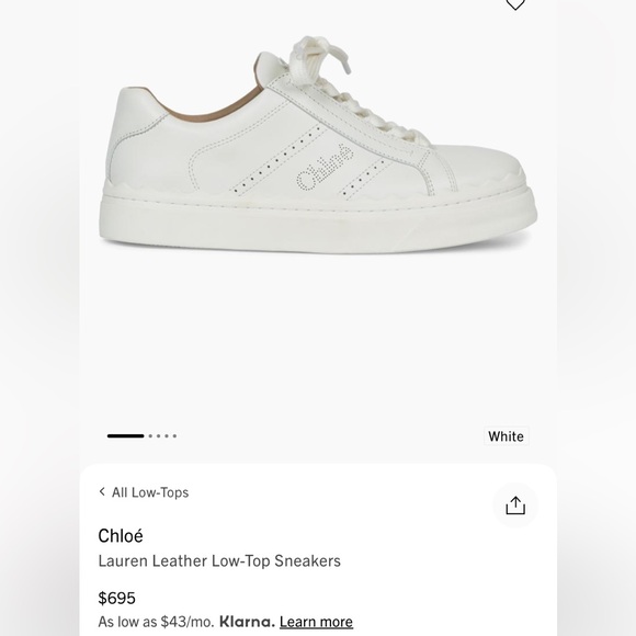 Chloe Lauren Low Top Sneakers - Picture 8 of 8